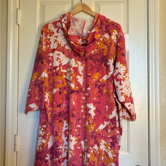 Floral Pink Hooded Sweatshirt - Picture 4 of 9